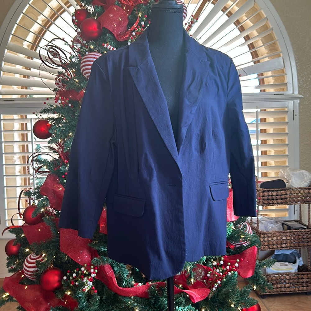 Dark Navy Blue Blazer.  Size XL